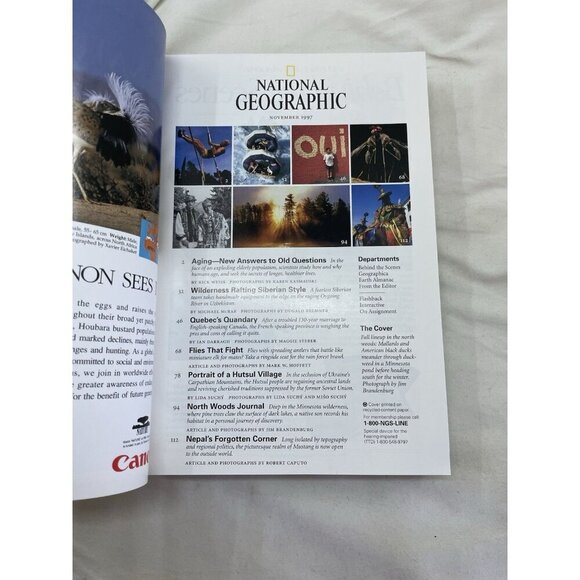 Vintage Nat Geo Lot Jul–Dec 1997 w/ Slipcover | Travel, Science, History - Picture 11 of 16